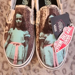 Vans x House of Terror Shining slip ons BN w/tags Sz 7.5